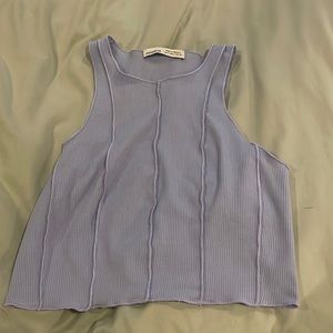 Cute purple crop top